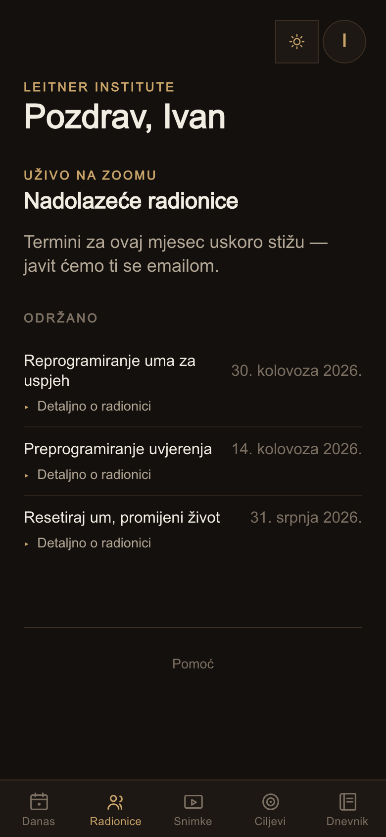 Kartica Radionice