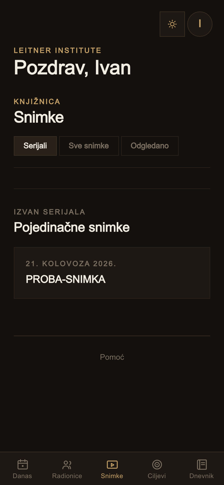 Kartica Snimke